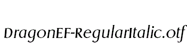 DragonEF-RegularItalic