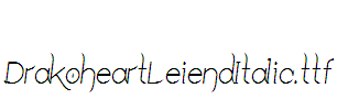 DrakoheartLeiendItalic