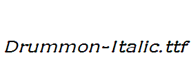 Drummon-Italic