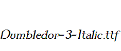 Dumbledor-3-Italic