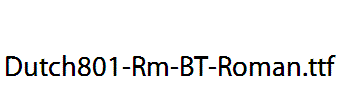 Dutch801-Rm-BT-Roman