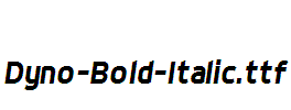 Dyno-Bold-Italic