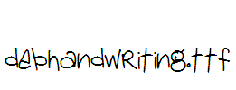 debhandwriting