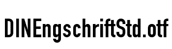 DINEngschriftStd