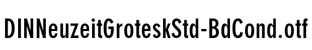 DINNeuzeitGroteskStd-BdCond