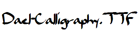 Dael-Calligraphy