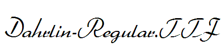 Dahrlin-Regular