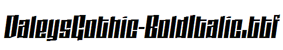 DaleysGothic-BoldItalic