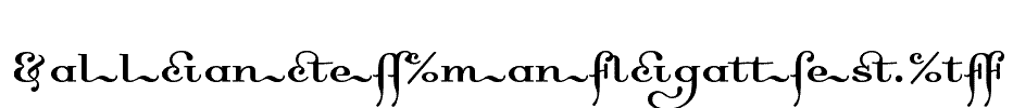 DallianceRomanLigatures