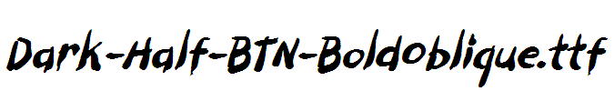 Dark-Half-BTN-BoldOblique