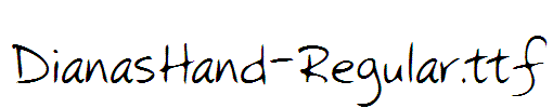 DianasHand-Regular