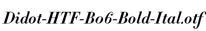 Didot-HTF-B06-Bold-Ital