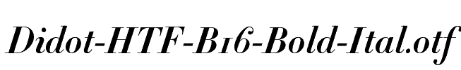 Didot-HTF-B16-Bold-Ital