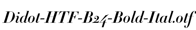 Didot-HTF-B24-Bold-Ital