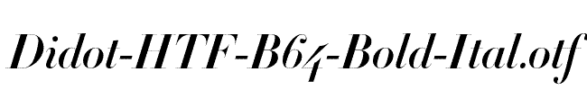 Didot-HTF-B64-Bold-Ital