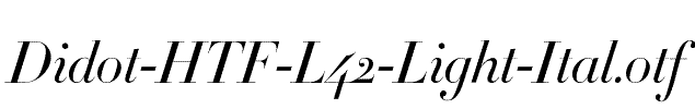 Didot-HTF-L42-Light-Ital