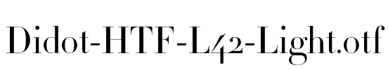Didot-HTF-L42-Light