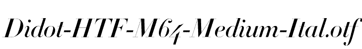 Didot-HTF-M64-Medium-Ital