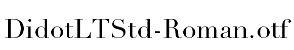 DidotLTStd-Roman