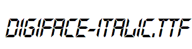 Digiface-Italic