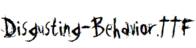 Disgusting-Behavior