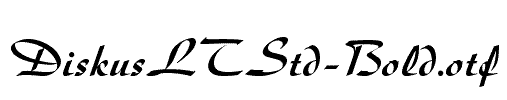 DiskusLTStd-Bold