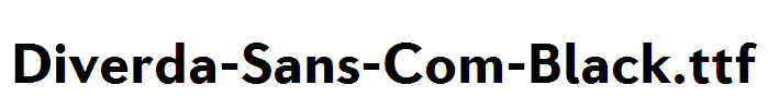 Diverda-Sans-Com-Black