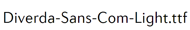 Diverda-Sans-Com-Light