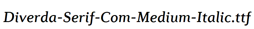 Diverda-Serif-Com-Medium-Italic