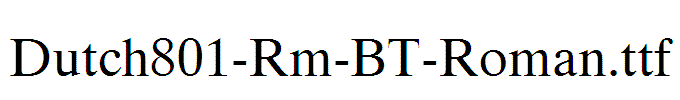 Dutch801-Rm-BT-Roman