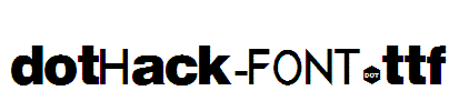 dotHack-FONT