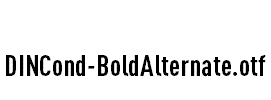 DINCond-BoldAlternate