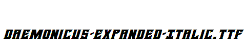 Daemonicus-Expanded-Italic