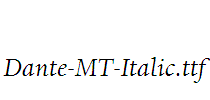 Dante-MT-Italic