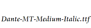 Dante-MT-Medium-Italic