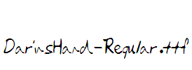 DarinsHand-Regular