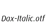 Dax-Italic