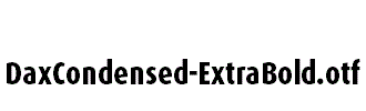 DaxCondensed-ExtraBold