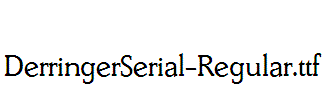 DerringerSerial-Regular