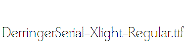 DerringerSerial-Xlight-Regular