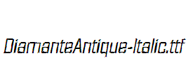 DiamanteAntique-Italic