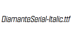 DiamanteSerial-Italic