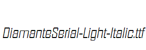 DiamanteSerial-Light-Italic