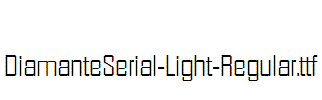 DiamanteSerial-Light-Regular