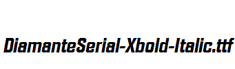 DiamanteSerial-Xbold-Italic