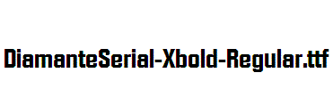 DiamanteSerial-Xbold-Regular