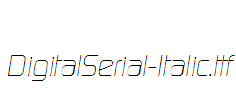 DigitalSerial-Italic