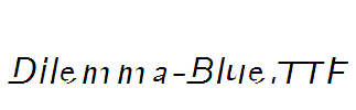 Dilemma-Blue