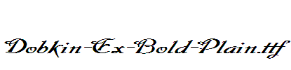 Dobkin-Ex-Bold-Plain