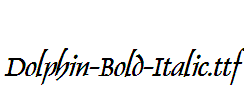 Dolphin-Bold-Italic